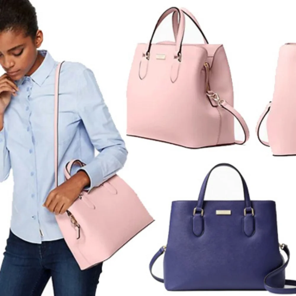 Kate Spade Laurel Way Evangelie Rosejade Satchel NWT